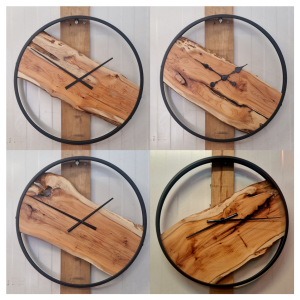 Yew Wall Clock